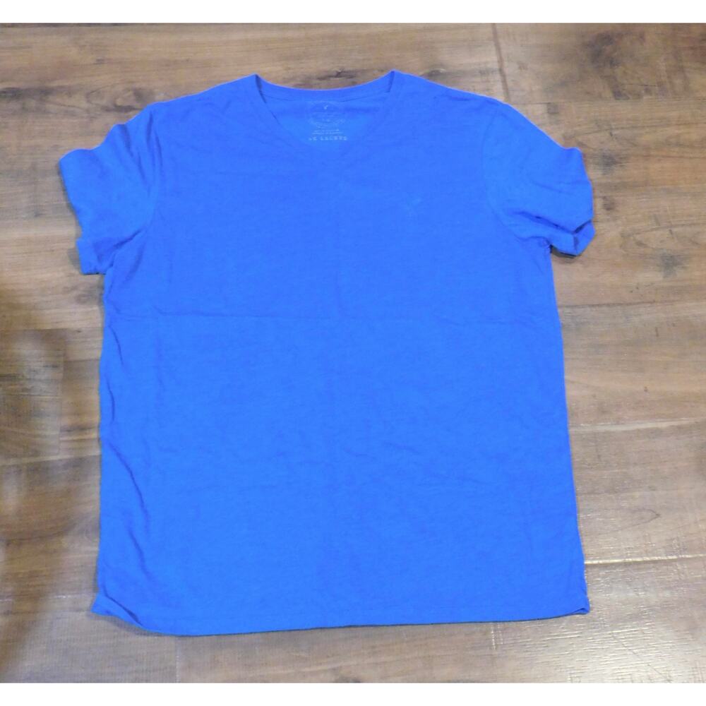 Mens T-Shirt J.Crew Crew Neck Casual Dark Navy Large